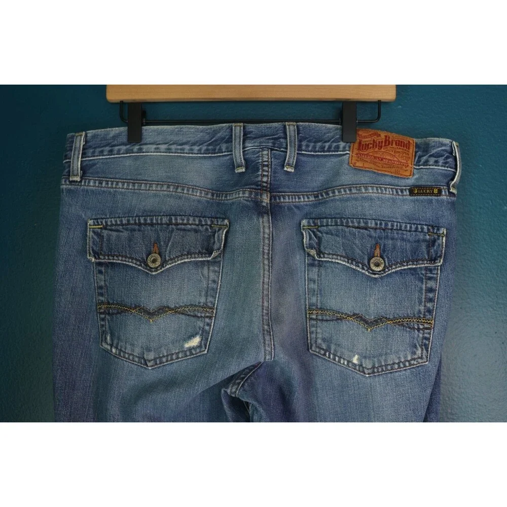 Vintage 90s Y2K Women's Lucky Brand Jeans Slim Bootcut Button Fly Size 38